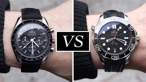 omega seamaster 300m vs speedmaster professional
